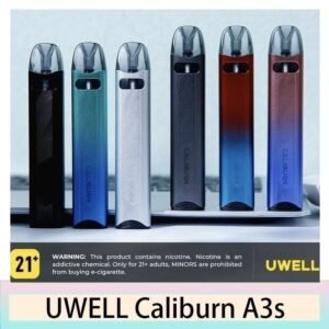 UWELL Caliburn A3S咖哩棒A3S POD電子煙主機官網評價說明書
